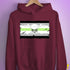 Agender Pride Pirate Flag Hoodie - Maroon